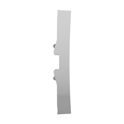 Enjoliveur seul double va-et-vient double poussoir Odace S530614 Aluminium 