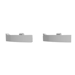 Enjoliveur seul double va-et-vient double poussoir Odace S530614 Aluminium 