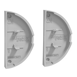 Enjoliveur seul double va-et-vient double poussoir Odace S530614 Aluminium 