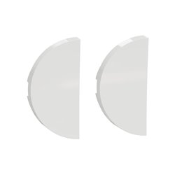 Enjoliveur seul double va-et-vient double poussoir Odace S520614 Blanc 