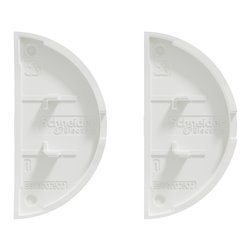Enjoliveur seul double va-et-vient double poussoir Odace S520614 Blanc 