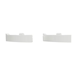 Enjoliveur seul double va-et-vient double poussoir Odace S520614 Blanc 