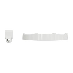 Enjoliveur et LED bleu Odace S520297 Blanc 