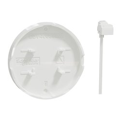 Enjoliveur et LED bleu Odace S520297 Blanc 