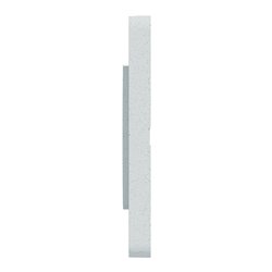Lot de 10 plaques de finition Odace Touch S510804 Blanc recyclé 2 postes