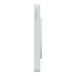 Lot de 5 plaques de finition Odace Touch S510806 Blanc recyclé 3 postes
