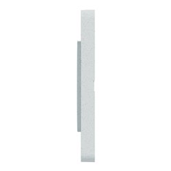 Lot de 5 plaques de finition Odace Touch S510808 Blanc recyclé 4 postes