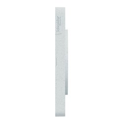 Lot de 5 plaques de finition Odace Touch S510808 Blanc recyclé 4 postes