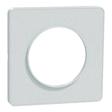 Lot de 9 plaques de finition Odace Touch S510802 Blanc recyclé 1 poste Lot de 9 plaques de finition Odace Touch S510802 Blanc recyclé 1 poste