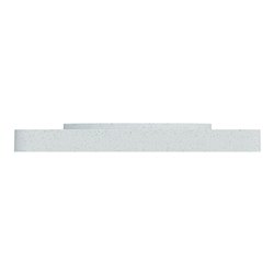 Lot de 9 plaques de finition Odace Touch S510802 Blanc recyclé 1 poste