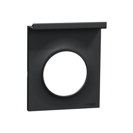 Plaque de finition support téléphone Odace Styl S540712 Anthracite 1 poste Plaque de finition support téléphone Odace Styl S540712 Anthracite 1 poste