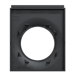 Plaque de finition support téléphone Odace Styl S540712 Anthracite 1 poste