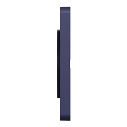 Plaque de finition Odace Touch S550806 Bleu cobalt 3 postes