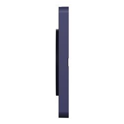 Plaque de finition Odace Touch S550804KC Kvadrat en tissus Roi et liseré bleu cobalt 2 postes