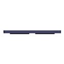 Plaque de finition Odace Touch S550804KC Kvadrat en tissus Roi et liseré bleu cobalt 2 postes