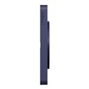 Plaque de finition Odace Touch S550804KC Kvadrat en tissus Roi et liseré bleu cobalt 2 postes