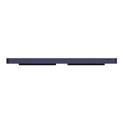 Plaque de finition Odace Touch S550804 Bleu cobalt 2 postes