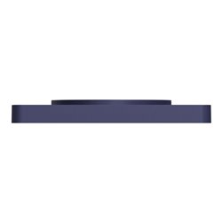 Plaque de finition Odace Touch S550802 Bleu cobalt 1 poste