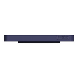 Plaque de finition Odace Touch S550802 Bleu cobalt 1 poste