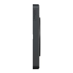Plaque de finition Odace Touch S540808V Anthracite et ardoise 4 postes