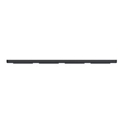 Plaque de finition Odace Touch S540808V Anthracite et ardoise 4 postes