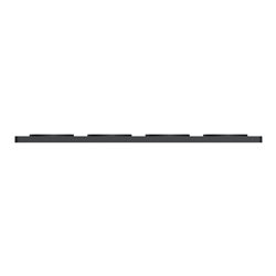 Plaque de finition Odace Touch S540808 Anthracite 4 postes