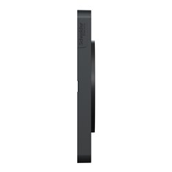 Plaque de finition Odace Touch S540806V Anthracite et ardoise 3 postes