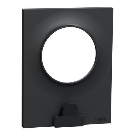 Plaque de finition avec pince Odace Styl Pratic S540742 Anthracite 1 poste Plaque de finition avec pince Odace Styl Pratic S540742 Anthracite 1 poste