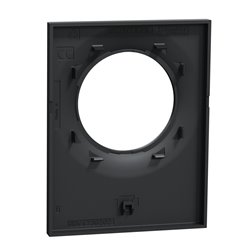 Plaque de finition avec pince Odace Styl Pratic S540742 Anthracite 1 poste