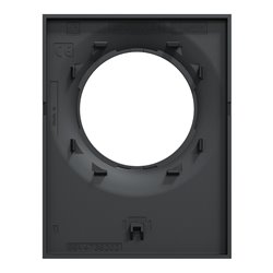 Plaque de finition avec pince Odace Styl Pratic S540742 Anthracite 1 poste