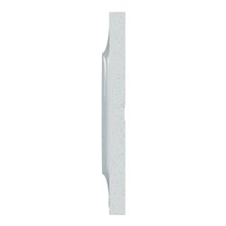 Plaque de finition Odace Styl S510702 Blanc recyclé 1 poste
