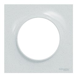 Plaque de finition Odace Styl S510702 Blanc recyclé 1 poste