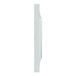 Plaque de finition Odace Styl S510702 Blanc recyclé 1 poste
