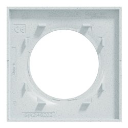 Plaque de finition Odace Styl S510702 Blanc recyclé 1 poste