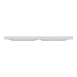 Plaque de finition Odace Styl S510704 Blanc recyclé 2 postes