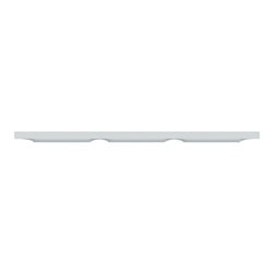 Plaque de finition Odace Styl S510706 Blanc recyclé 3 postes