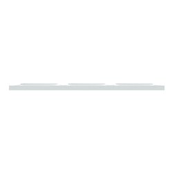 Plaque de finition Odace Styl S510706 Blanc recyclé 3 postes