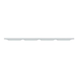 Plaque de finition Odace Styl S510708 Blanc recyclé 4 postes