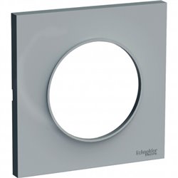 Plaque de finition Odace Styl S520702A1 Gris (Pantone 3C) 1 poste