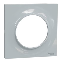 Plaque de finition Odace Styl S520702B1 Pierre (Pantone 429C) 1 poste