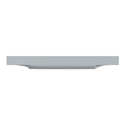 Plaque de finition Odace Styl S520702B1 Pierre (Pantone 429C) 1 poste