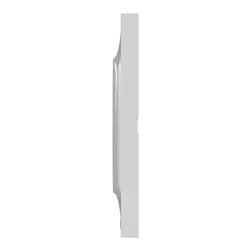 Plaque de finition Odace Styl S520704A1 Gris (Pantone 3C) 2 postes