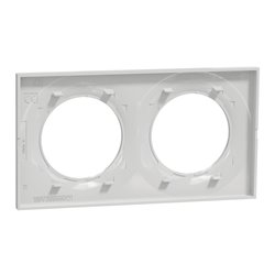 Plaque de finition Odace Styl S520704A1 Gris (Pantone 3C) 2 postes