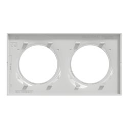 Plaque de finition Odace Styl S520704A1 Gris (Pantone 3C) 2 postes
