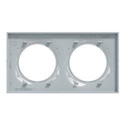 Plaque de finition Odace Styl S520704B1 Pierre (Pantone 429C) 2 postes