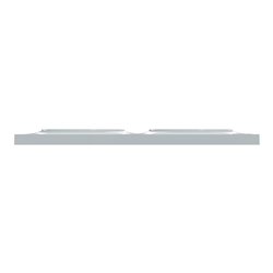 Plaque de finition Odace Styl S520704B1 Pierre (Pantone 429C) 2 postes