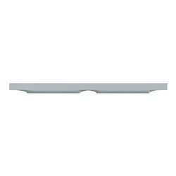 Plaque de finition Odace Styl S520704B1 Pierre (Pantone 429C) 2 postes