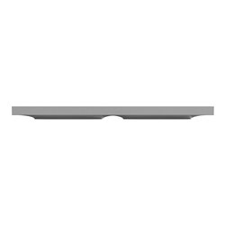 Plaque de finition Odace Styl S520704E Aluminium 2 postes