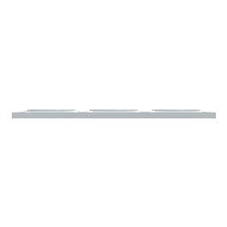 Plaque de finition Odace Styl S520706B1 Pierre (Pantone 429C) 3 postes