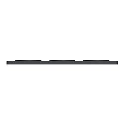 Plaque de finition Odace Touch S540806 Anthracite 3 postes